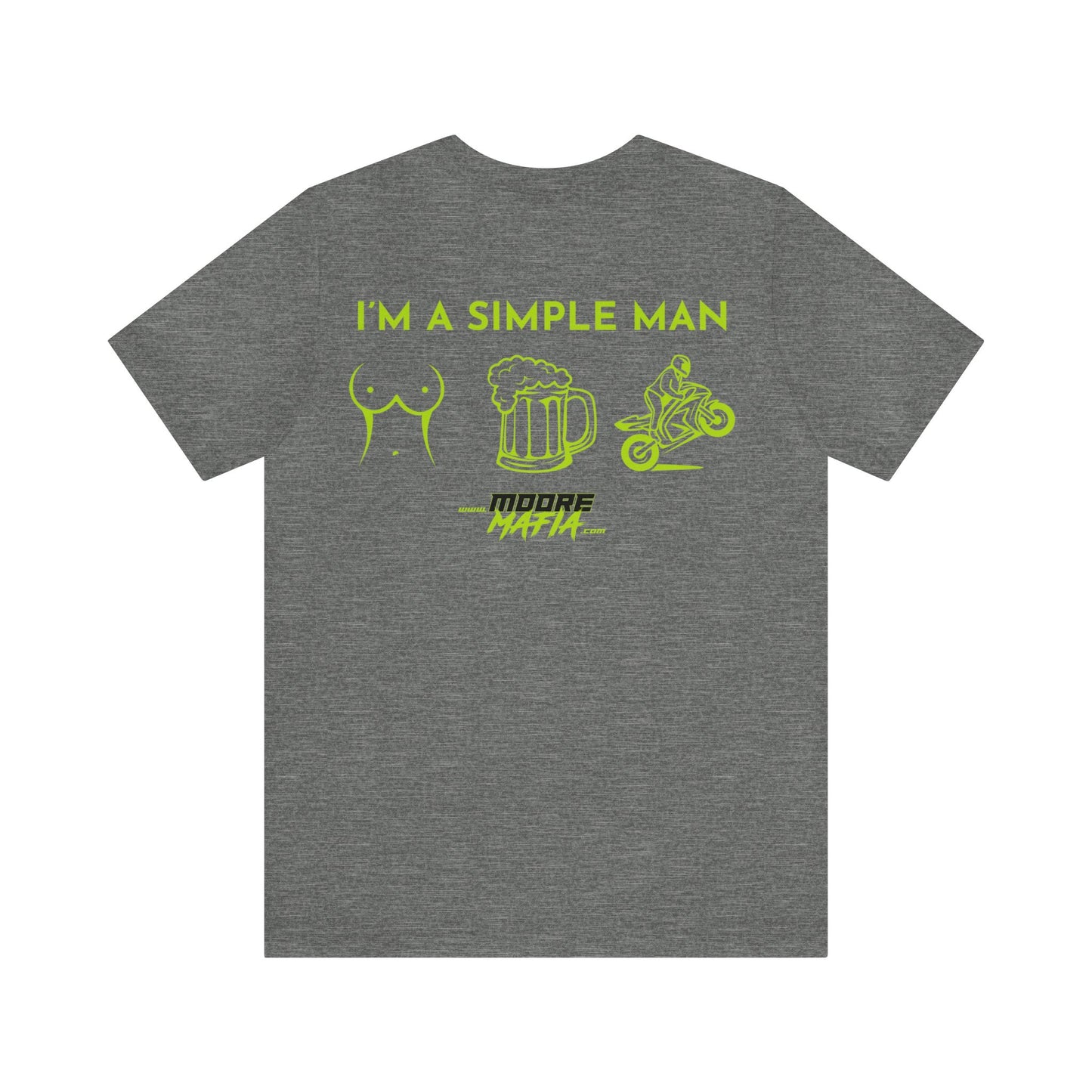 I'm A Simple Man Yellow Unisex T-Shirt