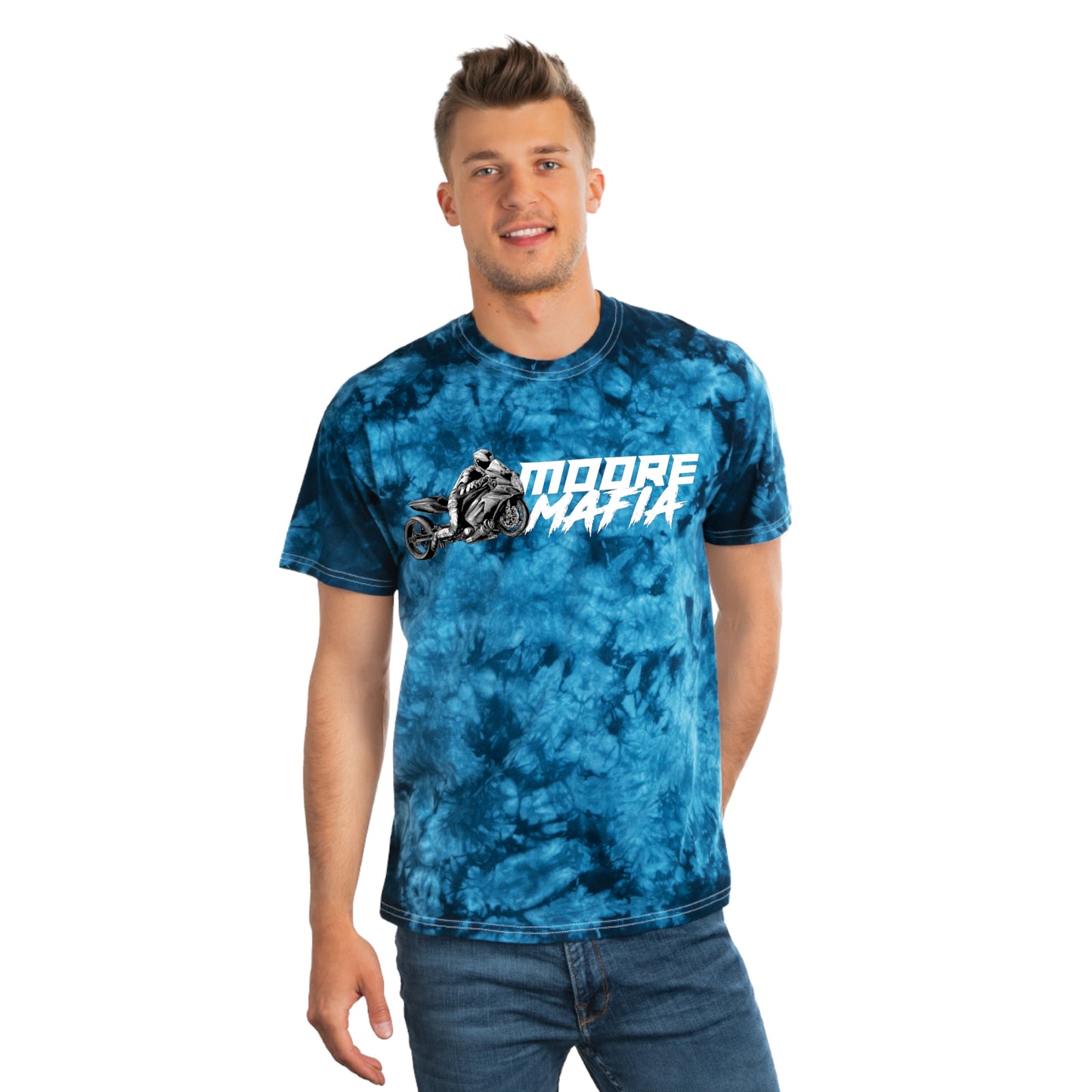 Moore Mafia Bike Tie-Dye Tee