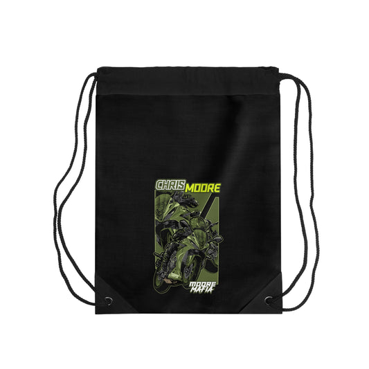 Green Chris Moore Drawstring Bag