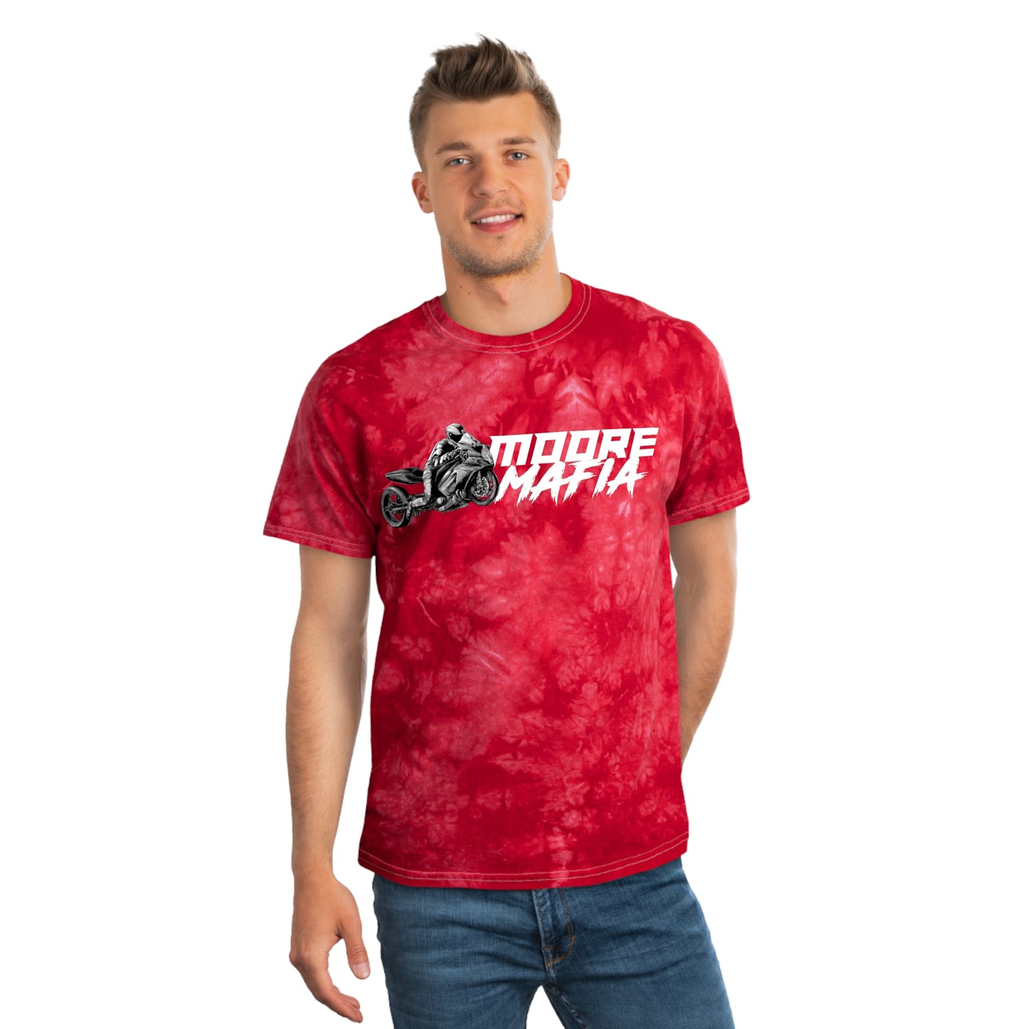 Moore Mafia Bike Tie-Dye Tee