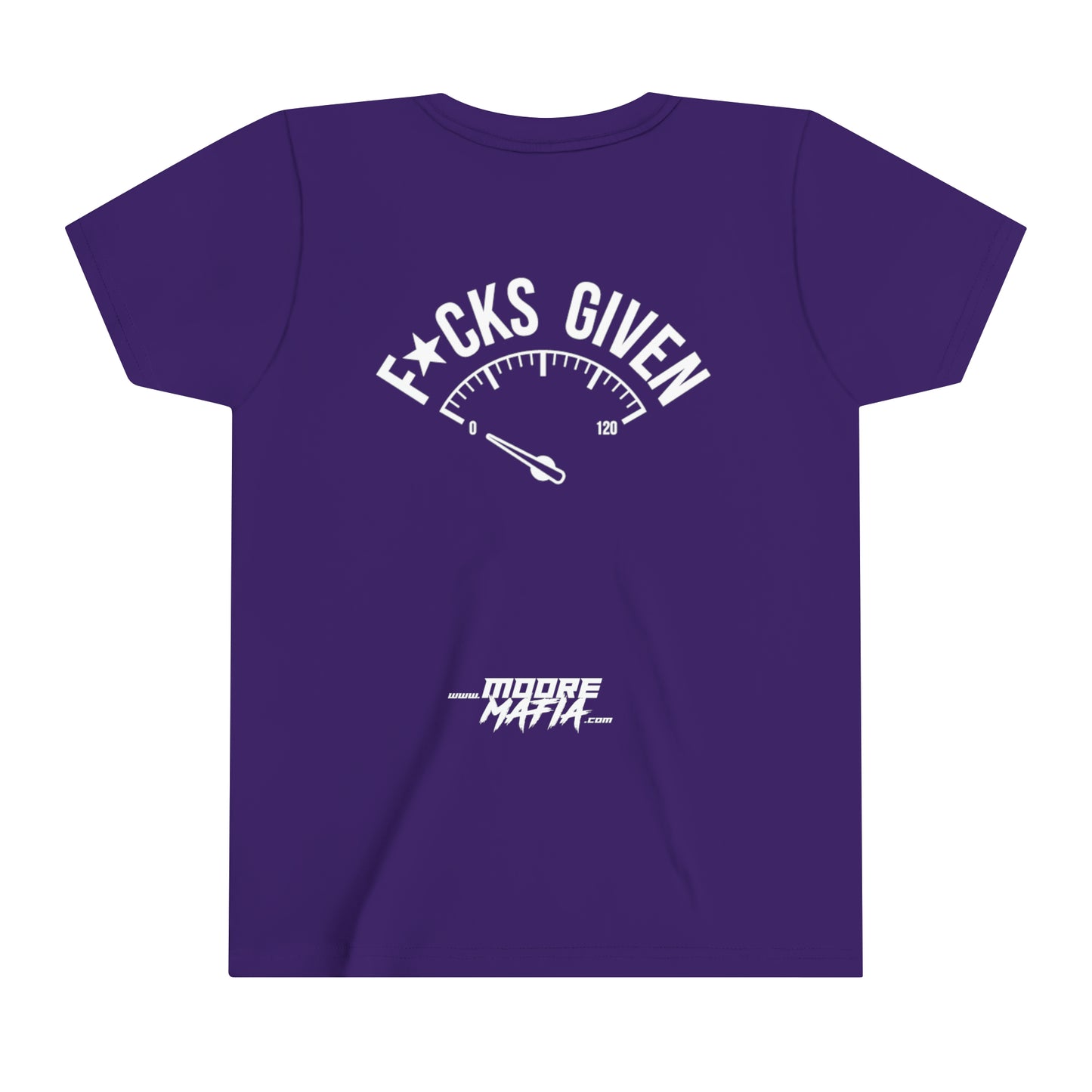 0 F*cks Given Youth Short Sleeve Tee