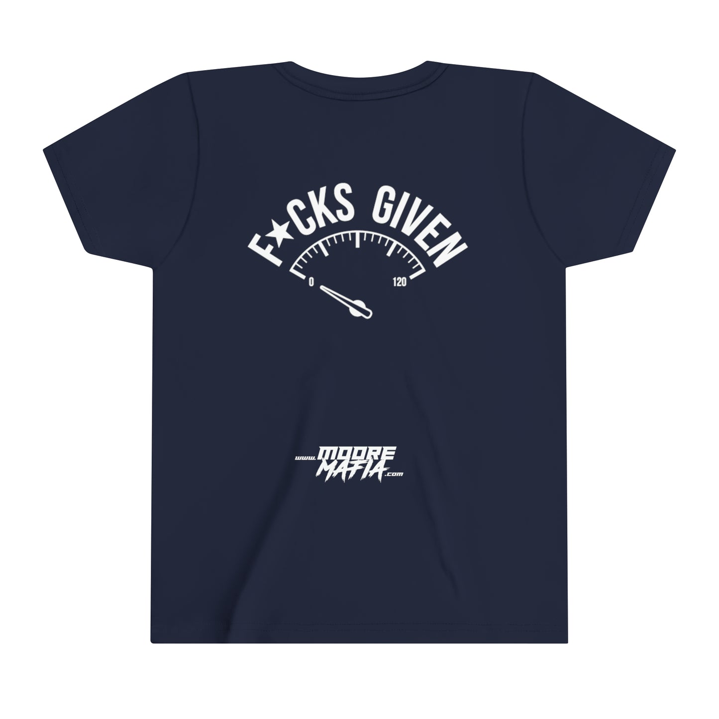 0 F*cks Given Youth Short Sleeve Tee