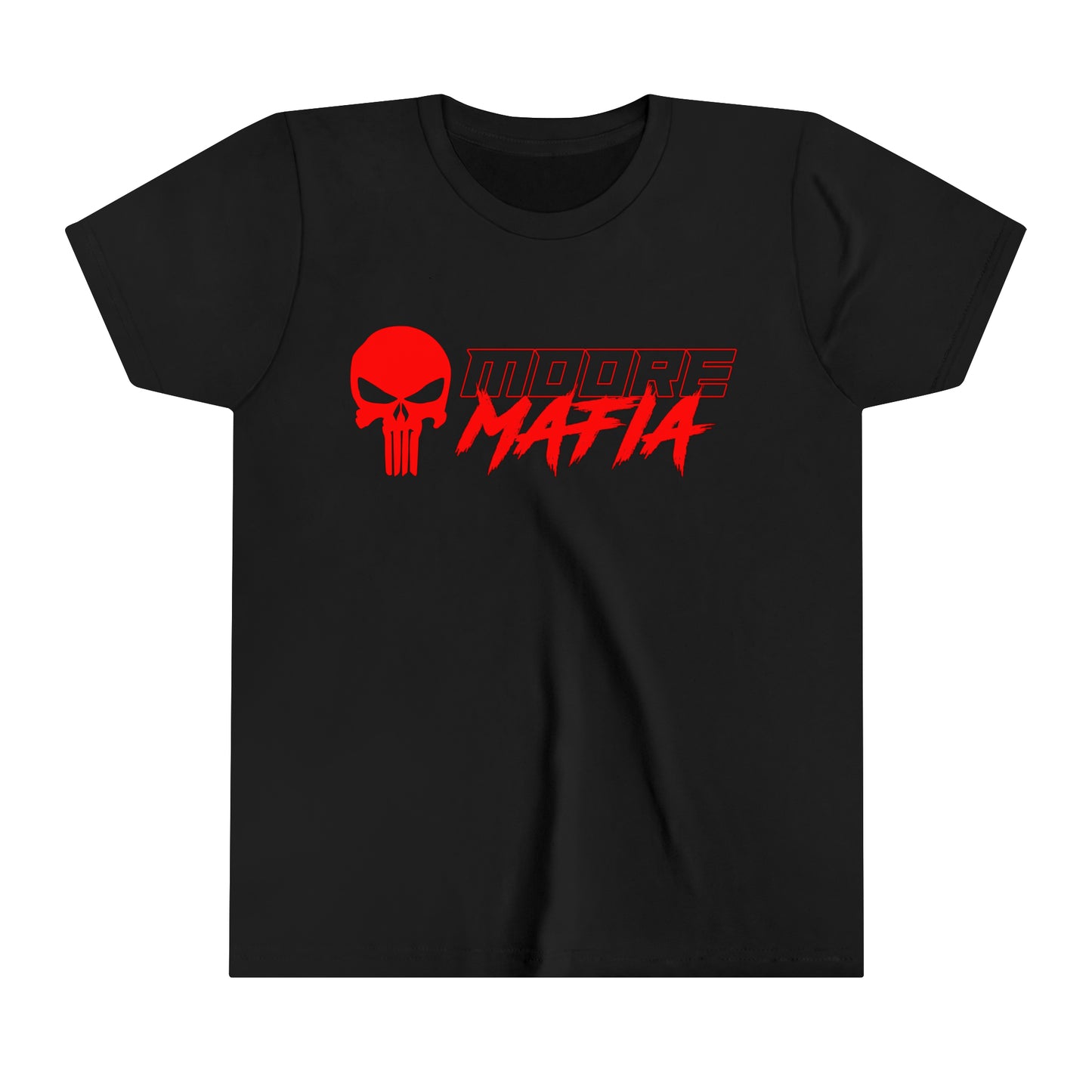 Moore Mafia Skull Flag Youth Short Sleeve T-Shirt