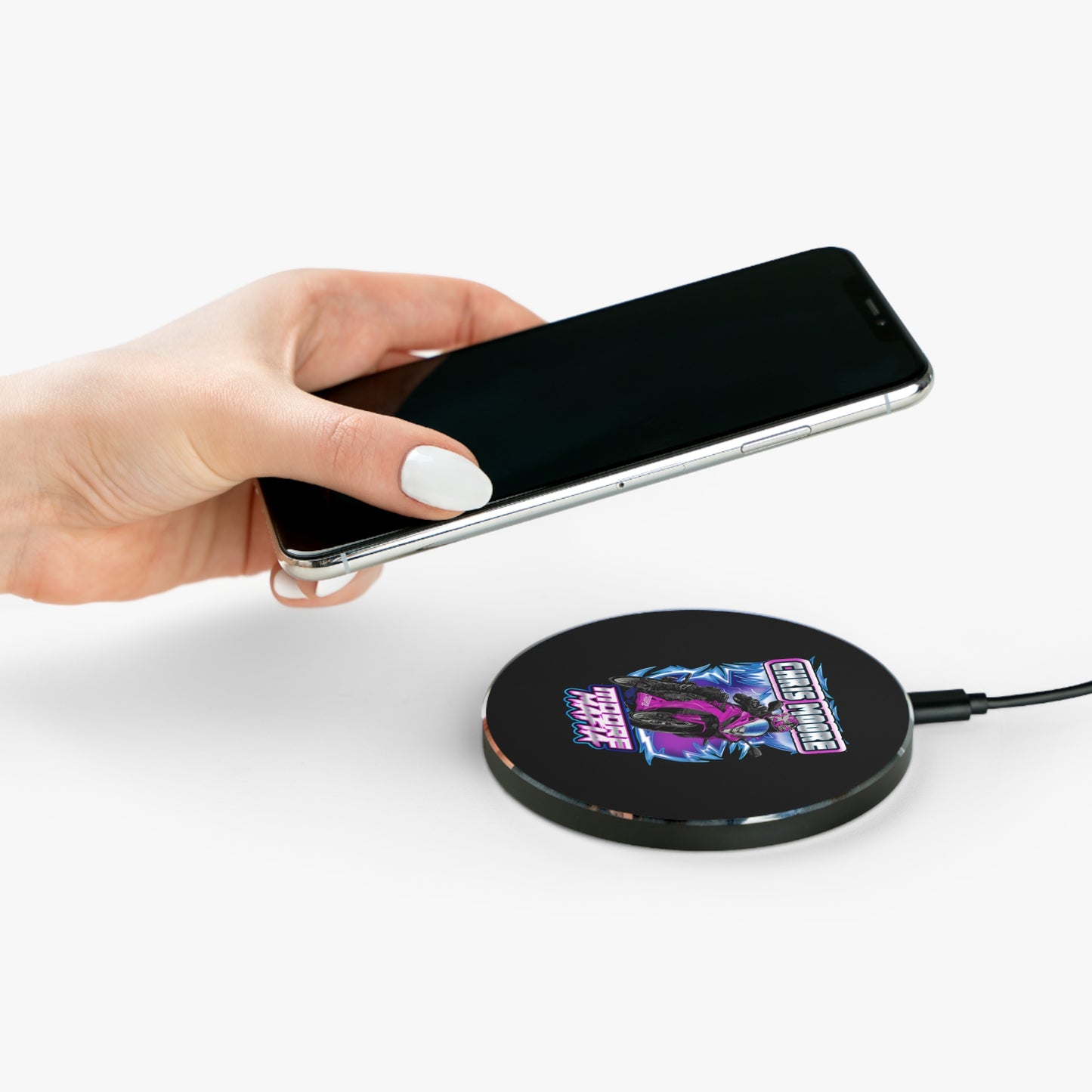 Purple Lightning Wireless Charger