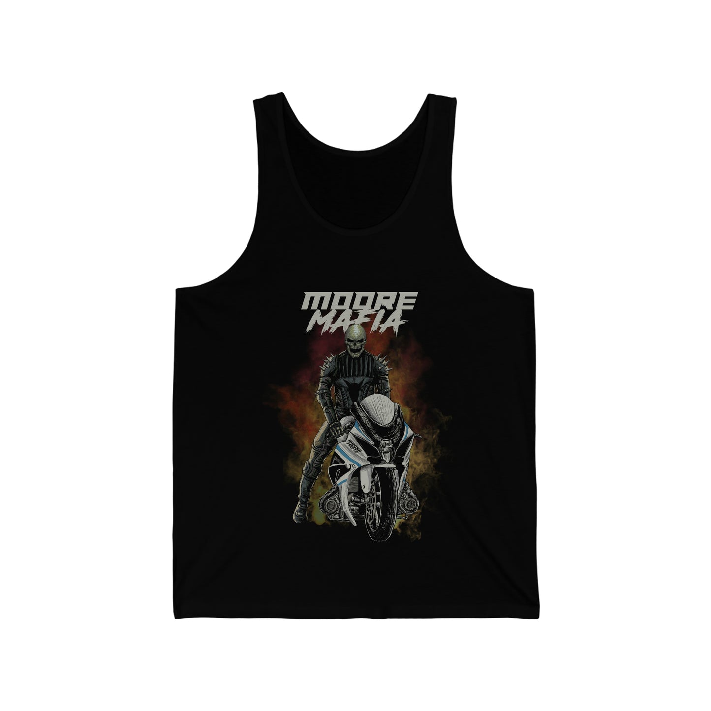 Skull Twin Turbo Rider Unisex Tank