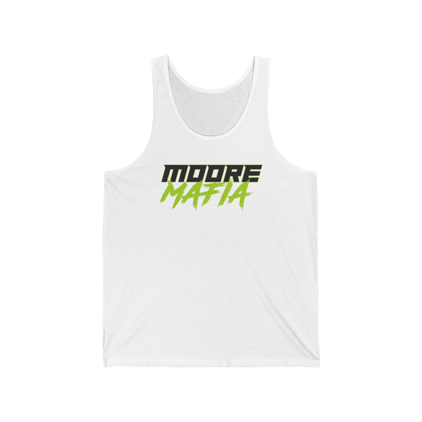 White Unisex Jersey Tank