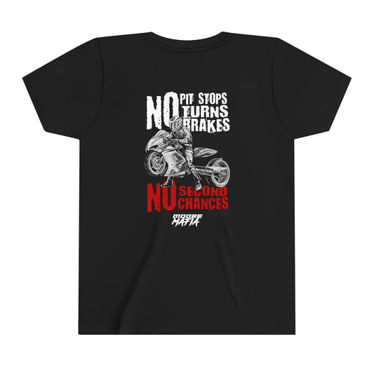 Not Pit Stops Youth Short Sleeve Tee