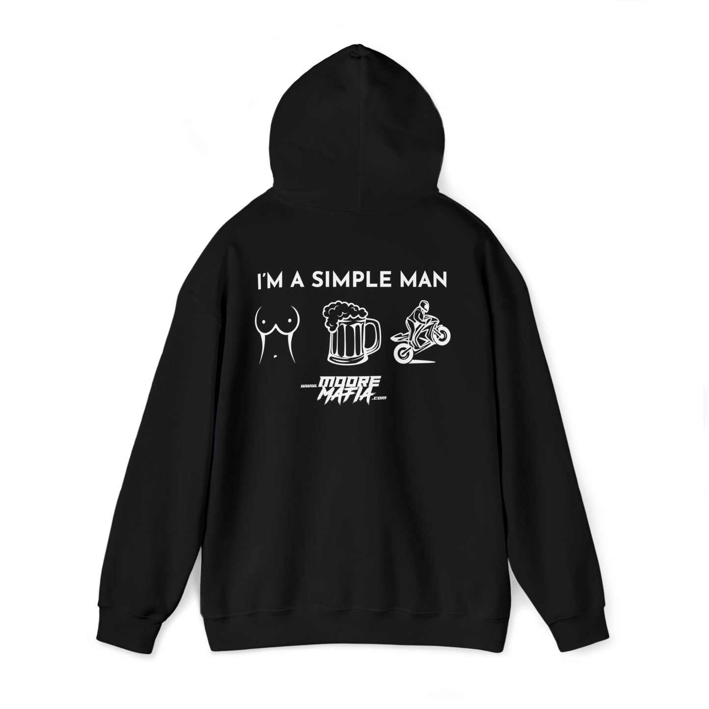 I'm A Simple Man Layered Hooded Sweatshirt
