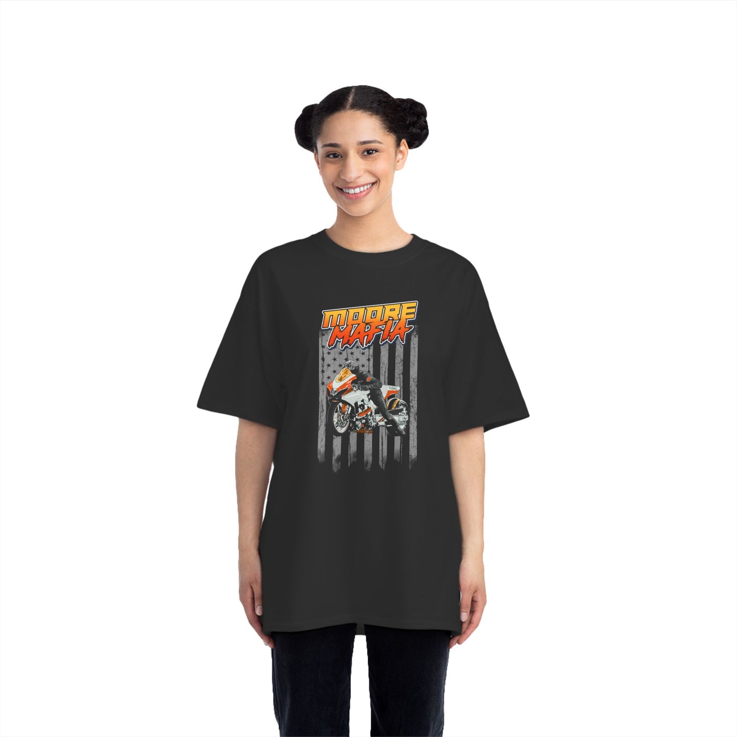 Moore Mafia Flag Big And Tall T-Shirt