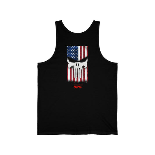 Moore Mafia Skull Flag Unisex Tank