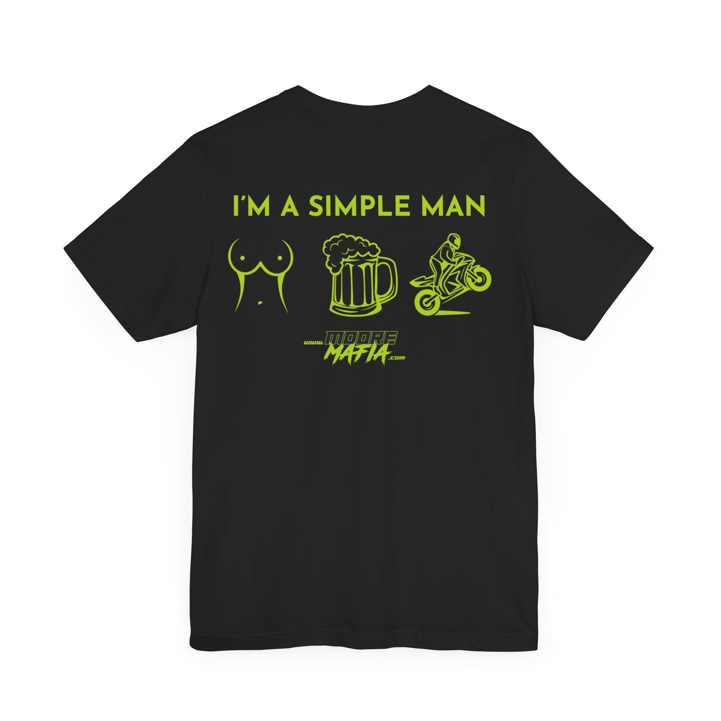 I'm A Simple Man Yellow Unisex T-Shirt