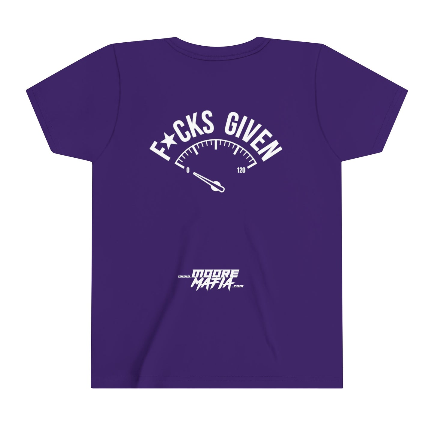 0 F*cks Given Youth Short Sleeve Tee