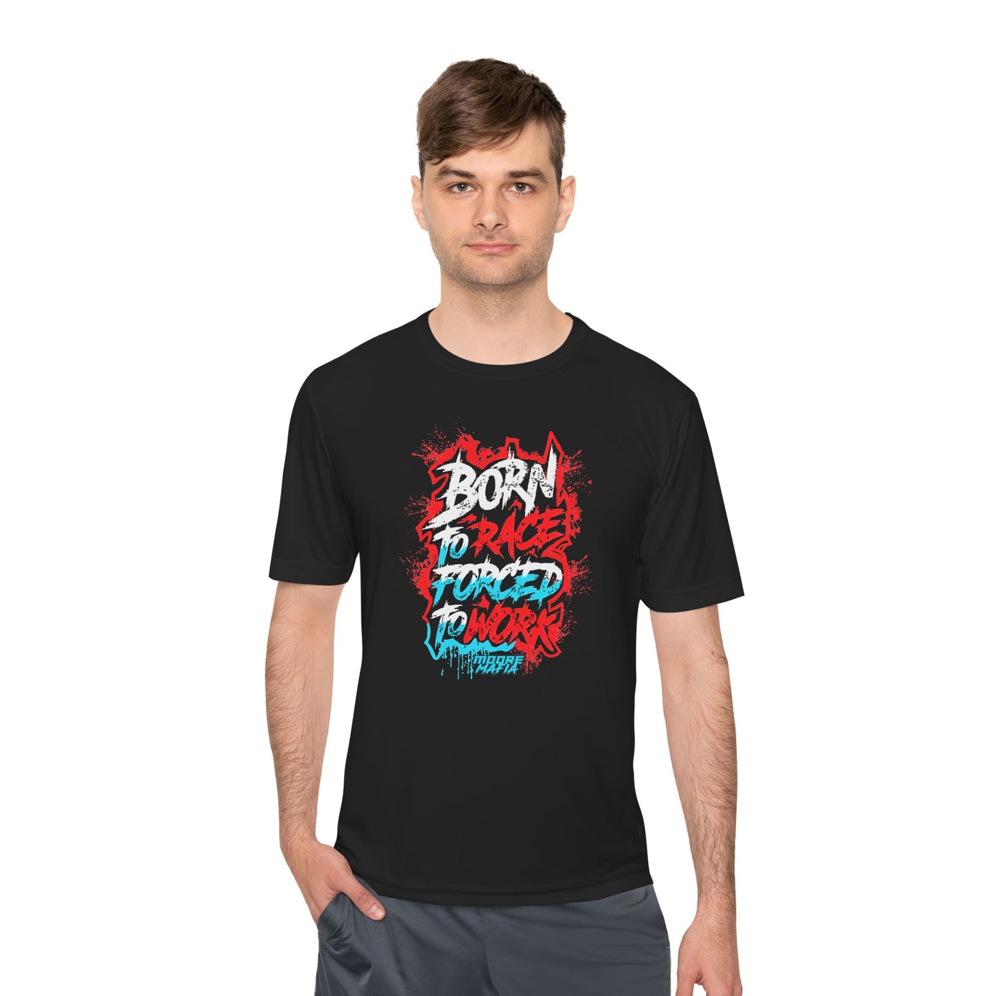 Born to Race Moisture Wicking Tee