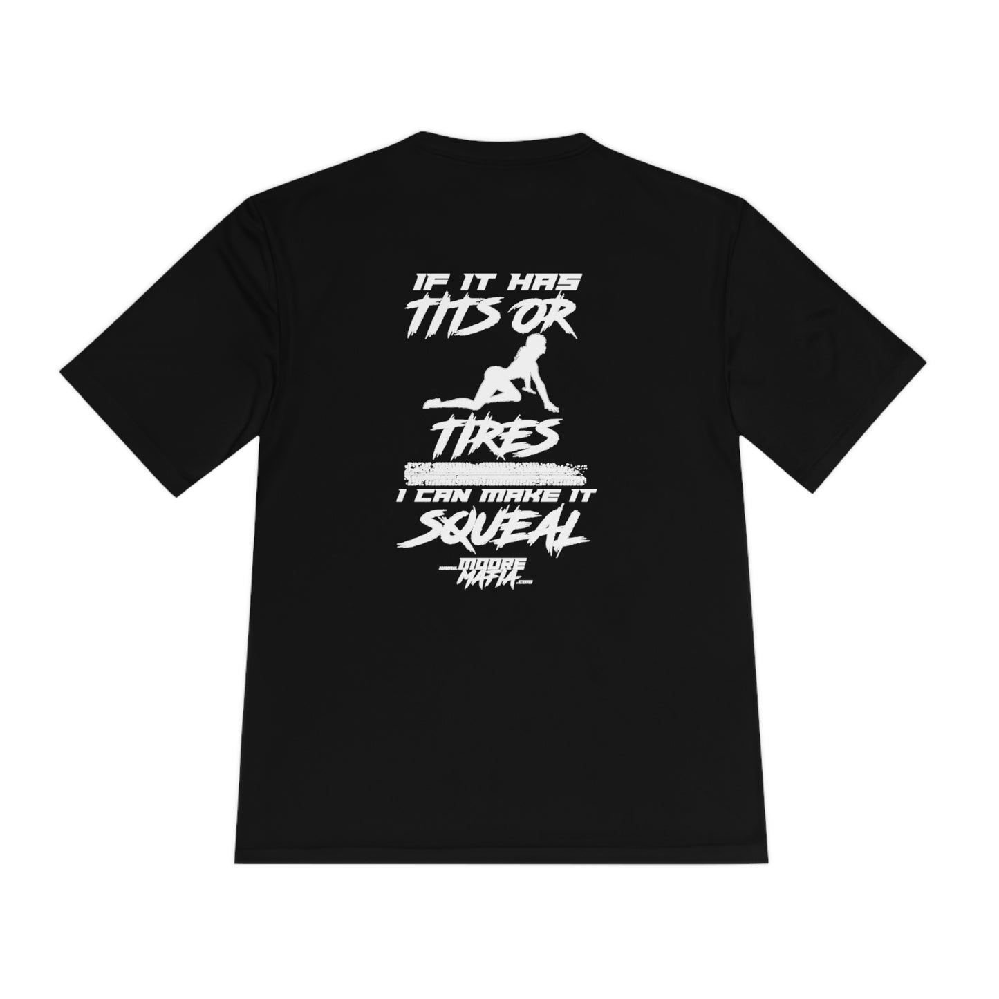 Tits Or Tires Unisex Moisture Wicking Tee