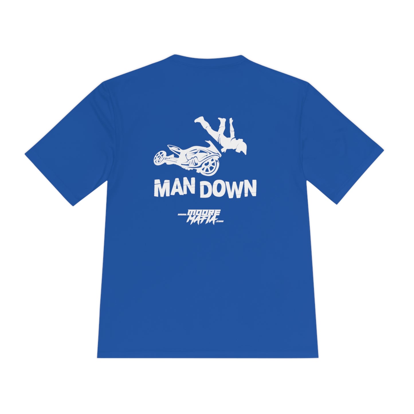 Man Down Unisex Moisture Wicking T-Shirt