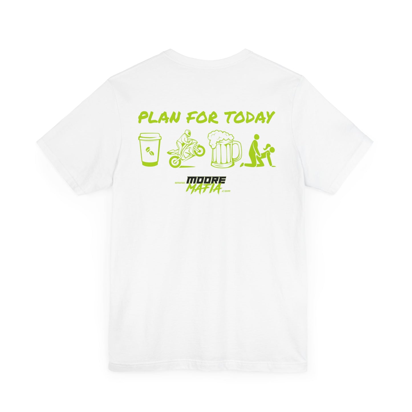 Plan For Today Yellow Unisex T-Shirt