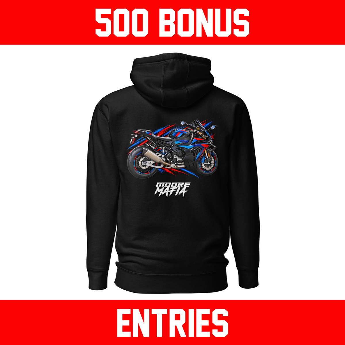 Giveaway Bikes BMW M1000R Unisex Hoodie *** 500 BONUS ENTRIES ***
