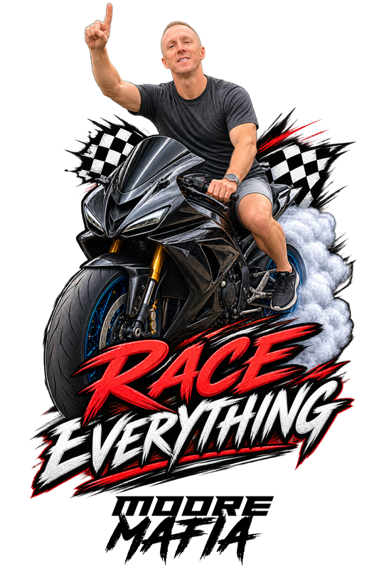 Race Everything Sticker