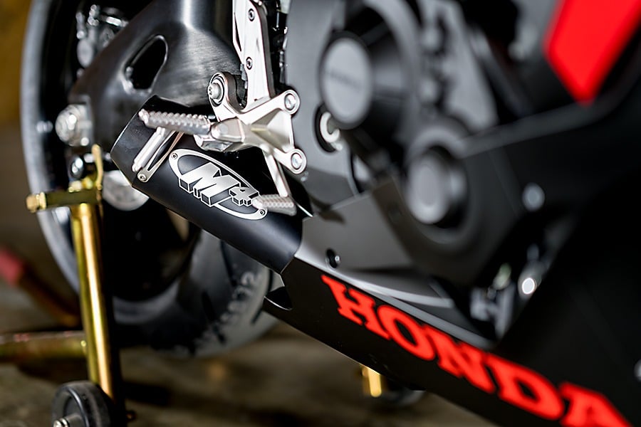 Black GP Slip-On 2017-2026 Honda CBR1000RRR