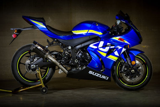 Titanium Full System with Carbon Tech1 Canister 2017-2026 Suzuki GSX-R1000