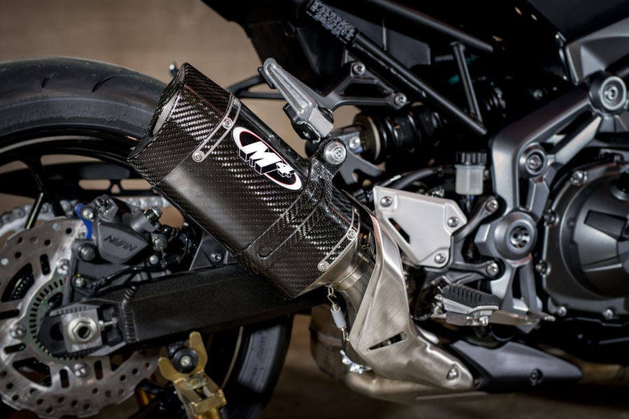 Slip-On System with Carbon Tech1 Canister 2017-2026 Kawasaki Z900