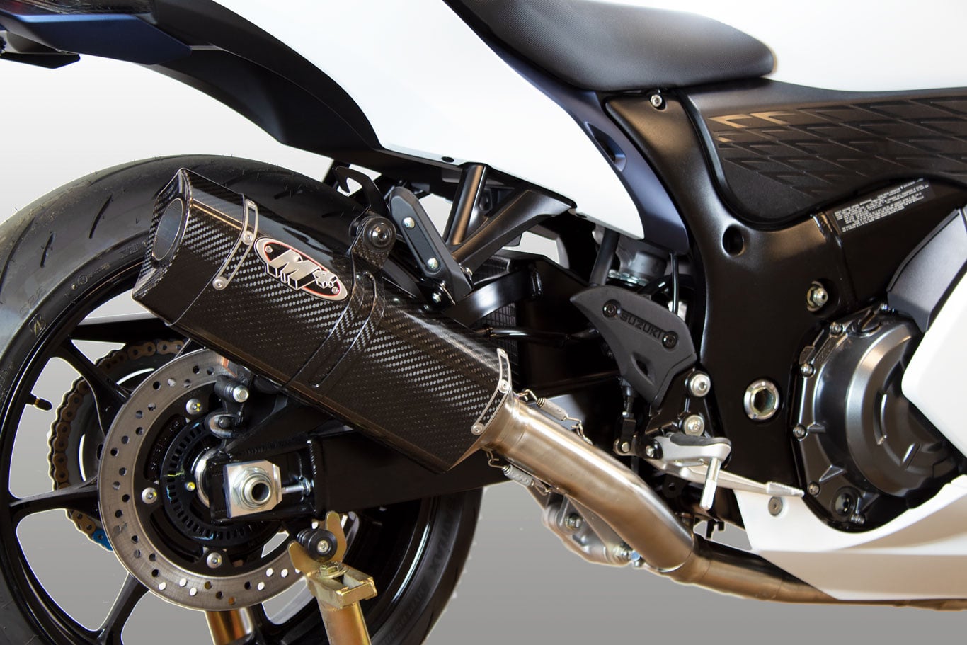 Full System with Carbon Tech1 Canister 2008-2026 Suzuki Hayabusa