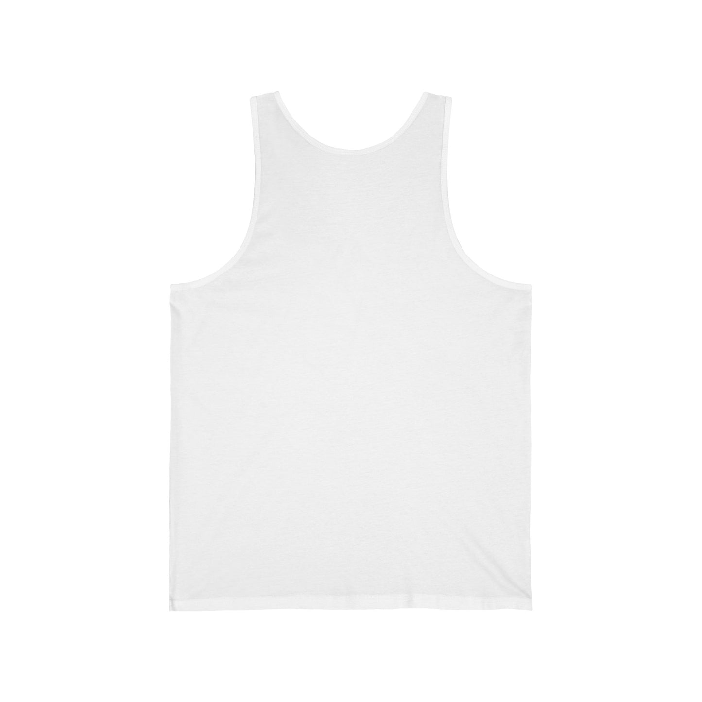 White Unisex Jersey Tank