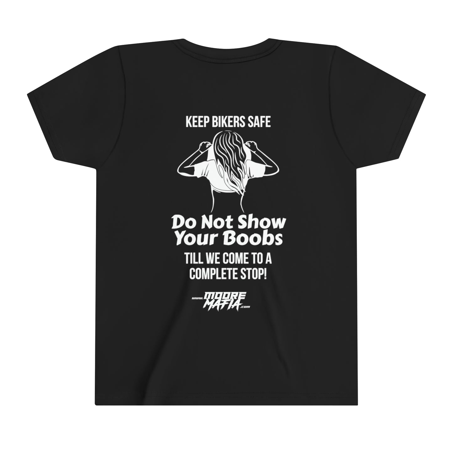 Keep Bikers Safe Youth Short Sleeve T-Shirt