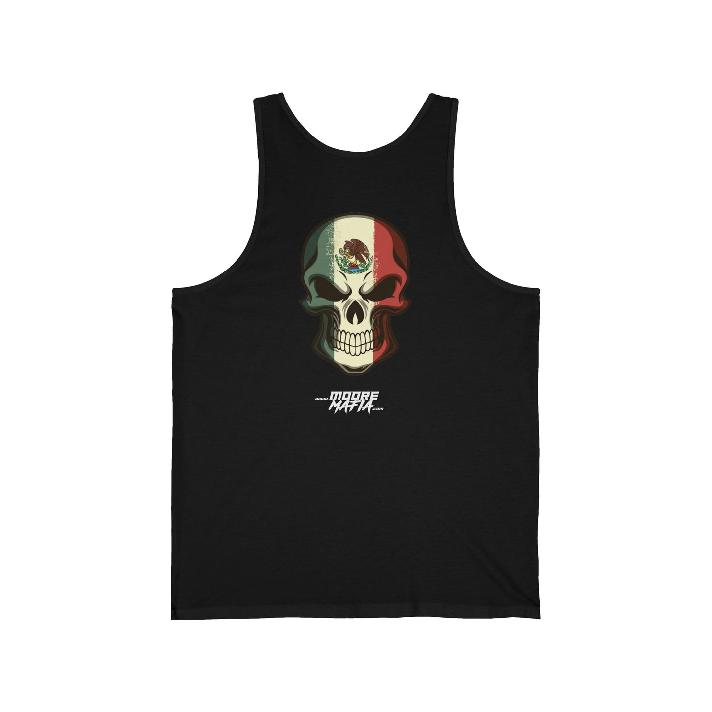 Mexican Flag Skull Unisex Tank