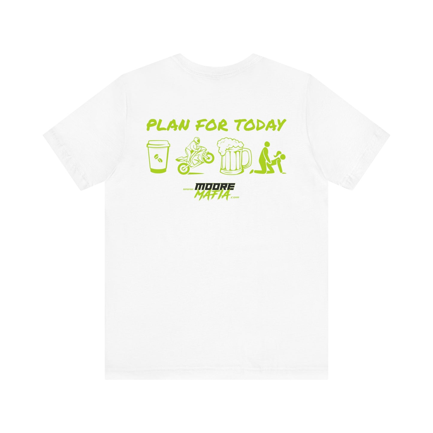 Plan For Today Yellow Unisex T-Shirt