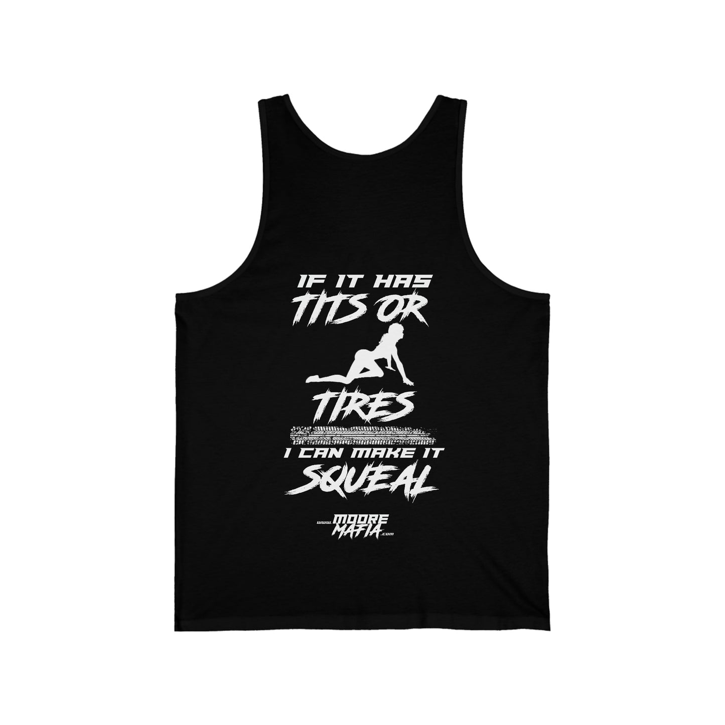 Tits Or Tires Unisex Tank