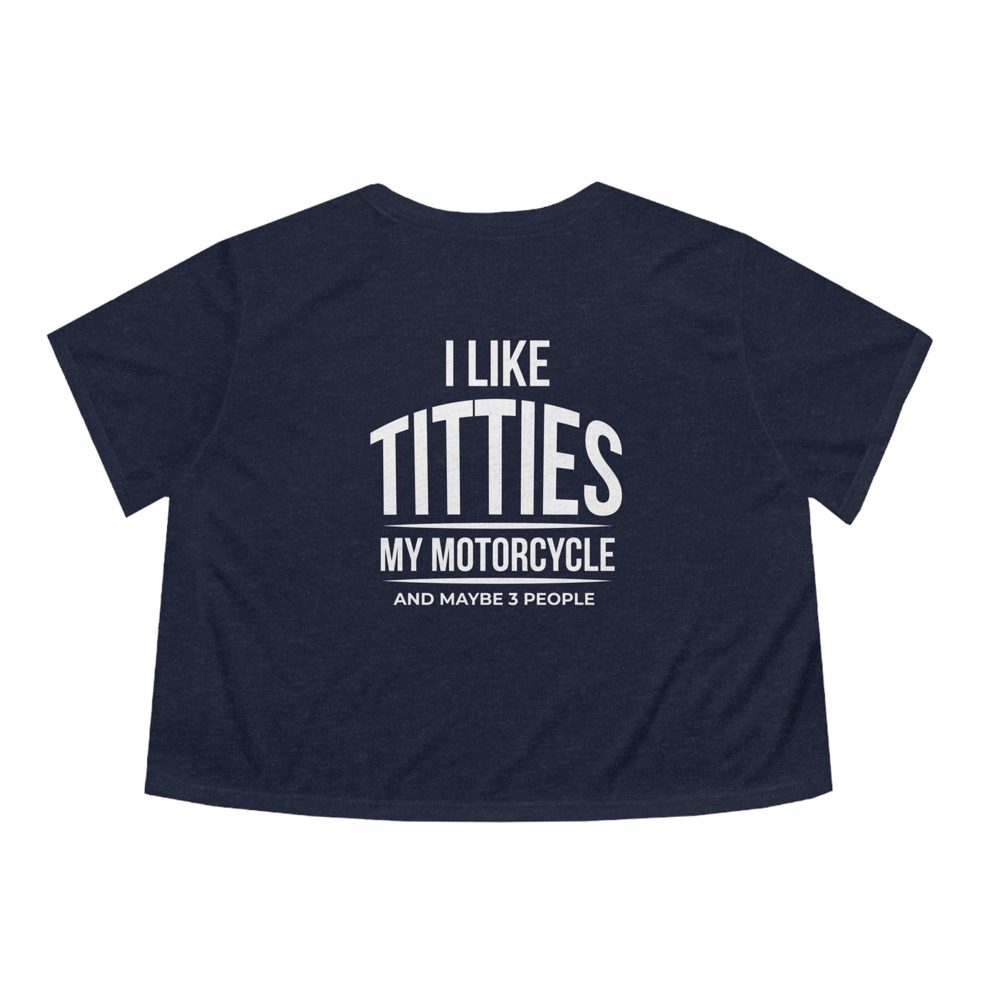 Things I Like Women's Flowy Cropped T-Shirt