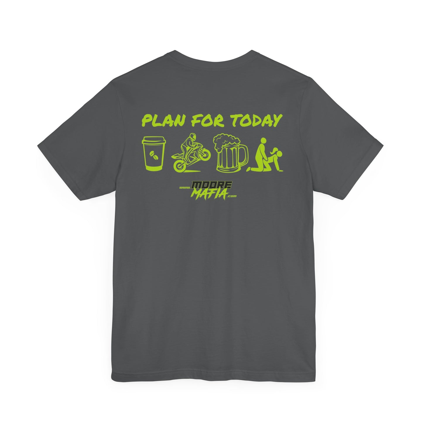 Plan For Today Yellow Unisex T-Shirt