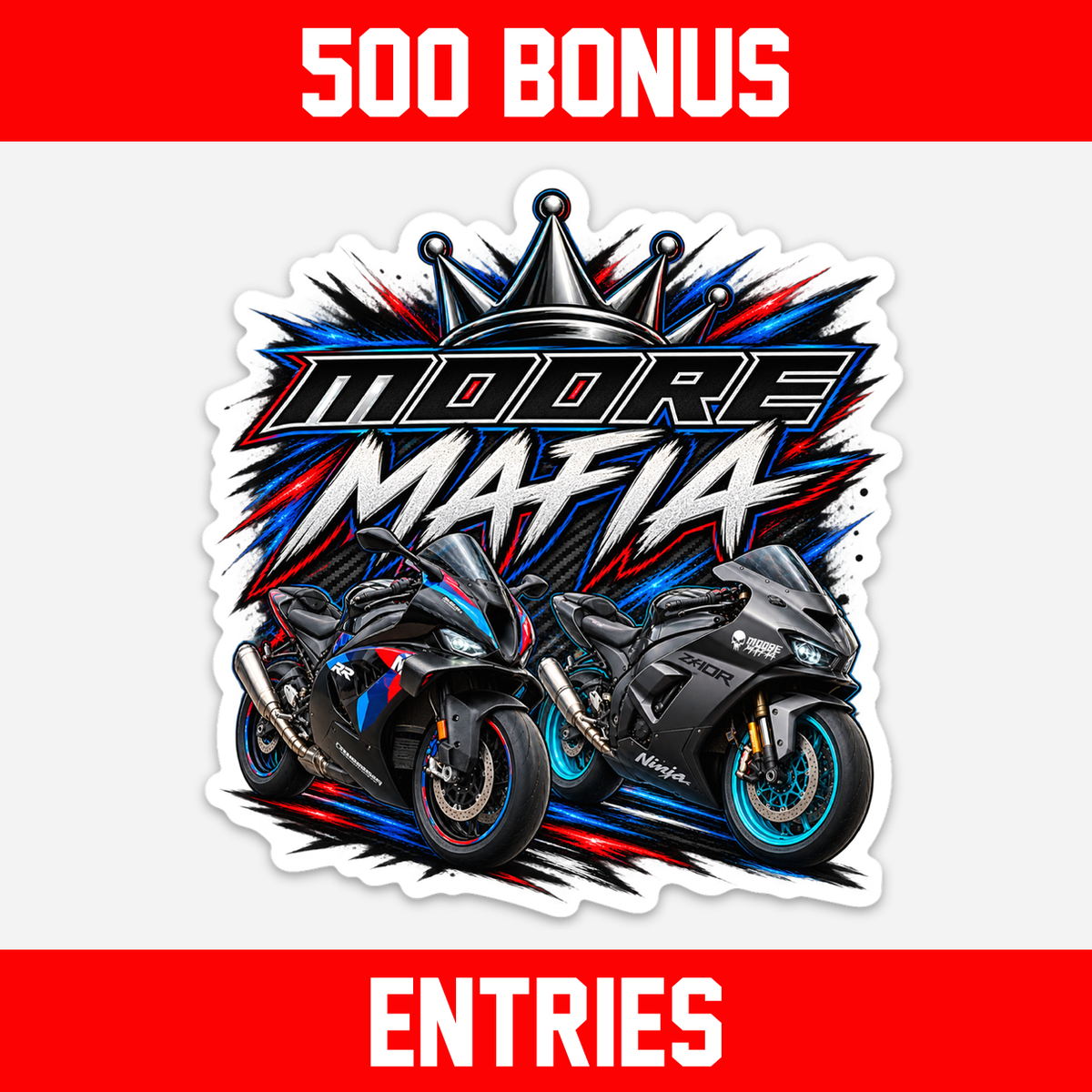 Giveaway Bikes Sticker *** 500 BONUS ENTRIES ***