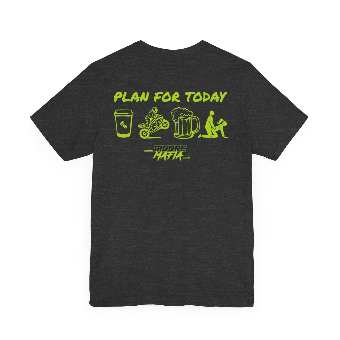 Plan For Today Yellow Unisex T-Shirt