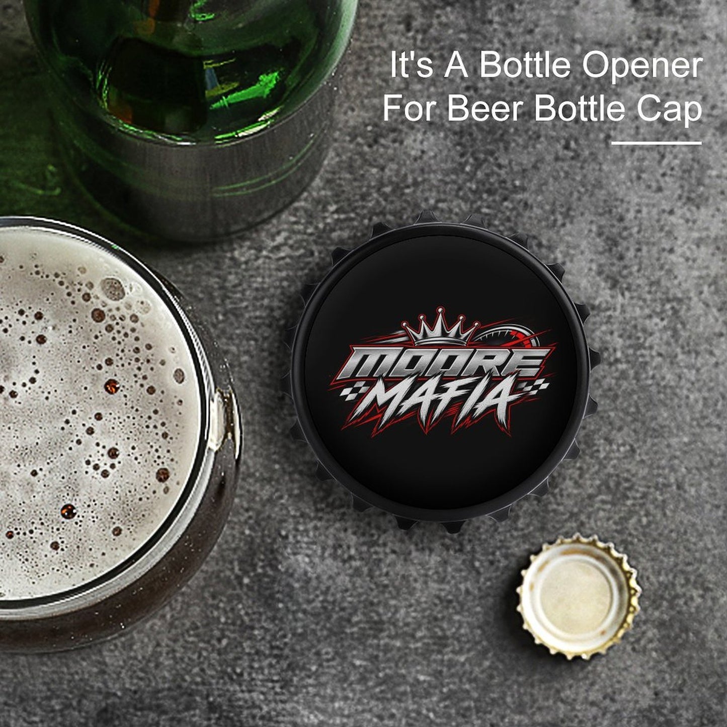 Moore Mafia Bottle Opener/Fridge Magnet