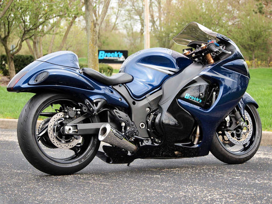 Alien Head 2 Full System 14" Muffler Suzuki Hayabusa (99-26)