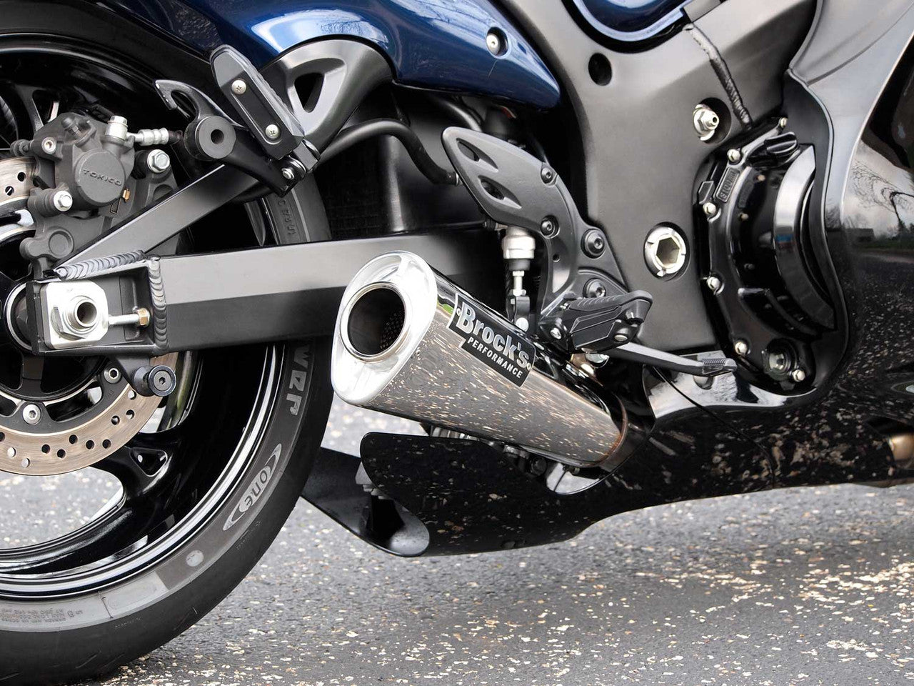 Alien Head 2 Full System 14" Muffler Suzuki Hayabusa (99-26)