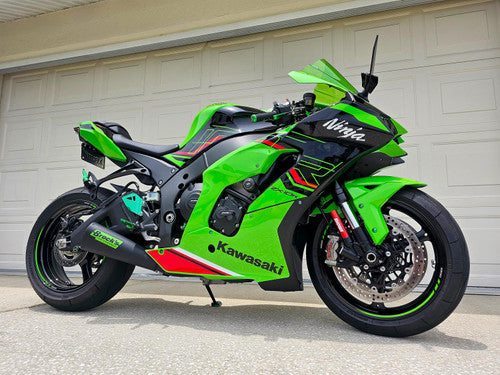 Alien Head 2 Full System Black 14" Muffler ZX-10R/RR (21-25)