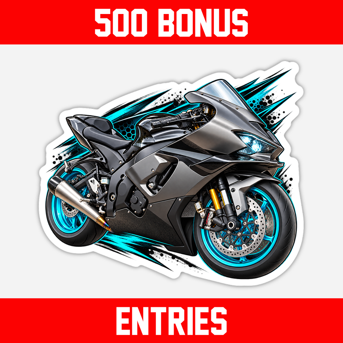 Giveaway Bikes Kawasaki ZX10R Sticker *** 500 BONUS ENTRIES ***