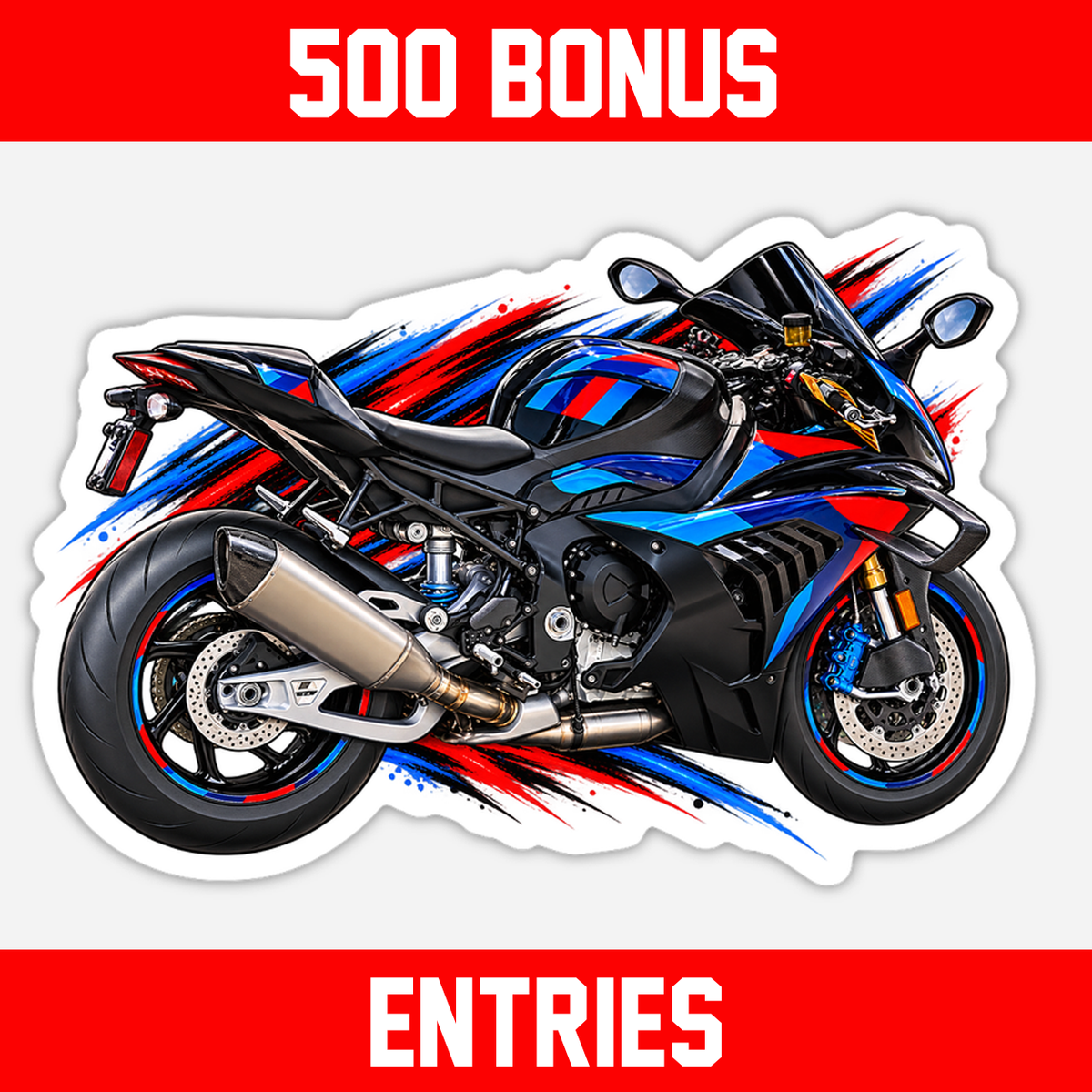 Giveaway Bikes BMW M1000R Sticker *** 500 BONUS ENTRIES ***