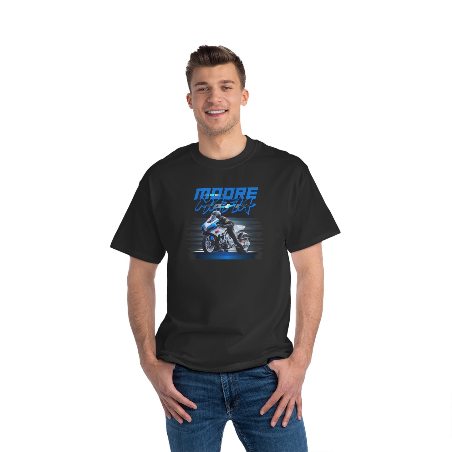 Moore Mafia Blue Big And Tell T-Shirt