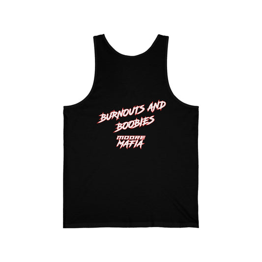 Burnouts And Boobies Unisex Tank