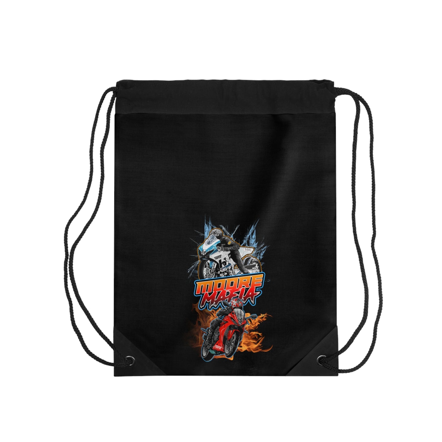 Fire And Ice Drawstring Bag