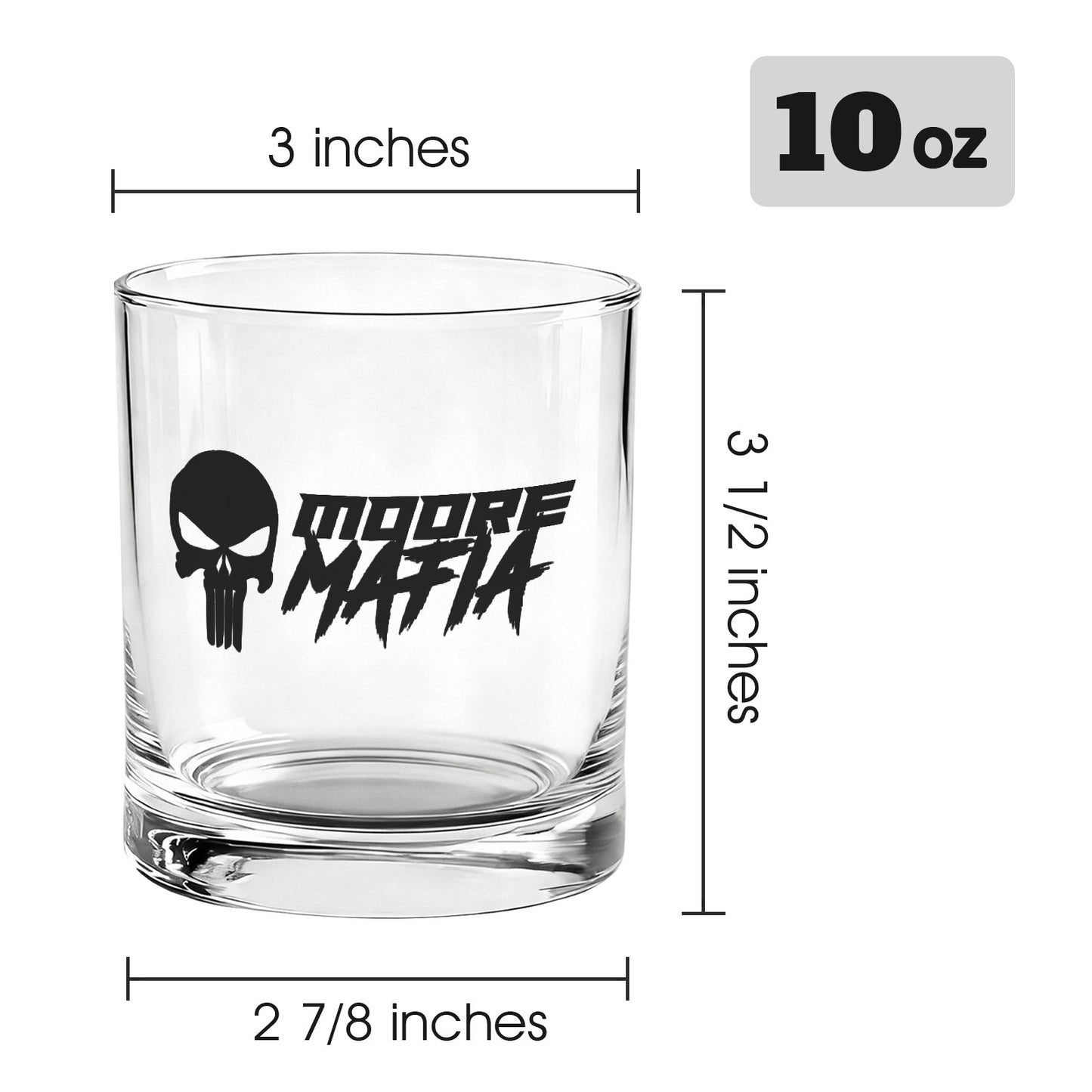 Moore Mafia Whiskey Glass