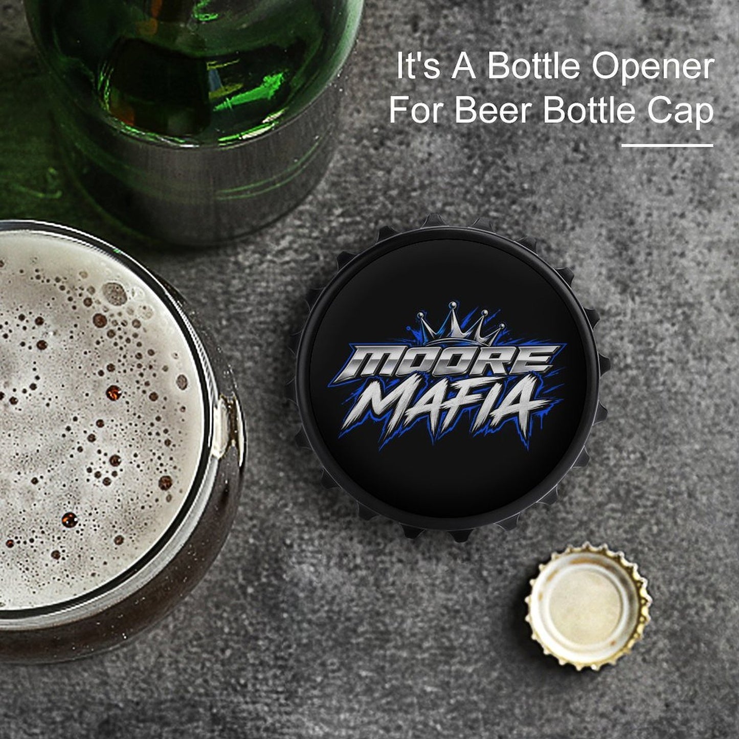 Moore Mafia Bottle Opener/Fridge Magnet