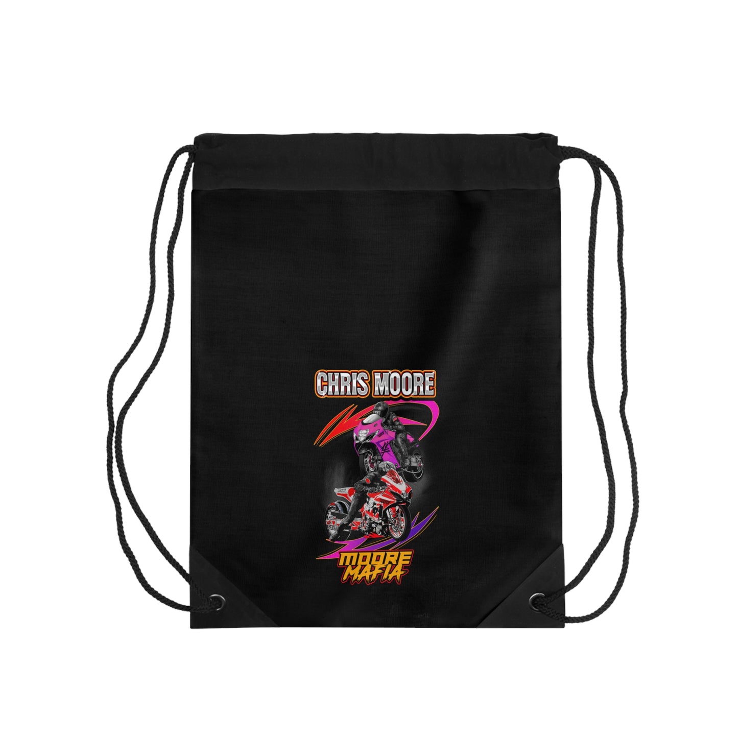 Stacked Bikes Drawstring Bag