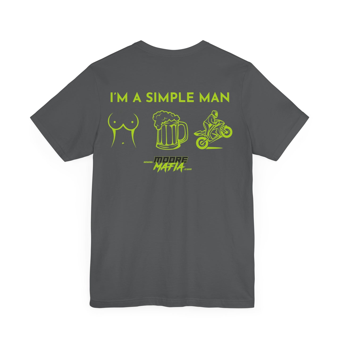 I'm A Simple Man Yellow Unisex T-Shirt