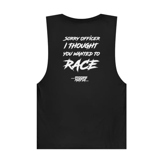 Sorry Officer Unisex Muscle Tank