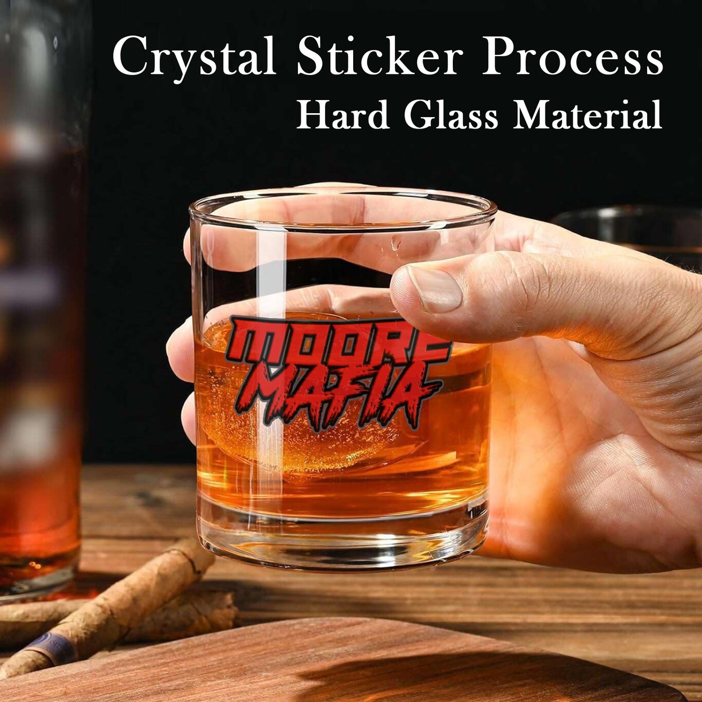 Moore Mafia Whiskey Glass